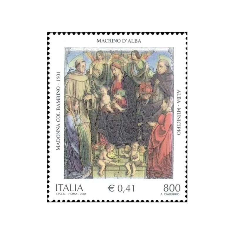500. Geburtstag des Gemäldes " Madonna mit Kind " von Macrinus d Alba