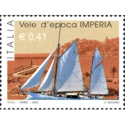Gathering of vintage sails in Imperia