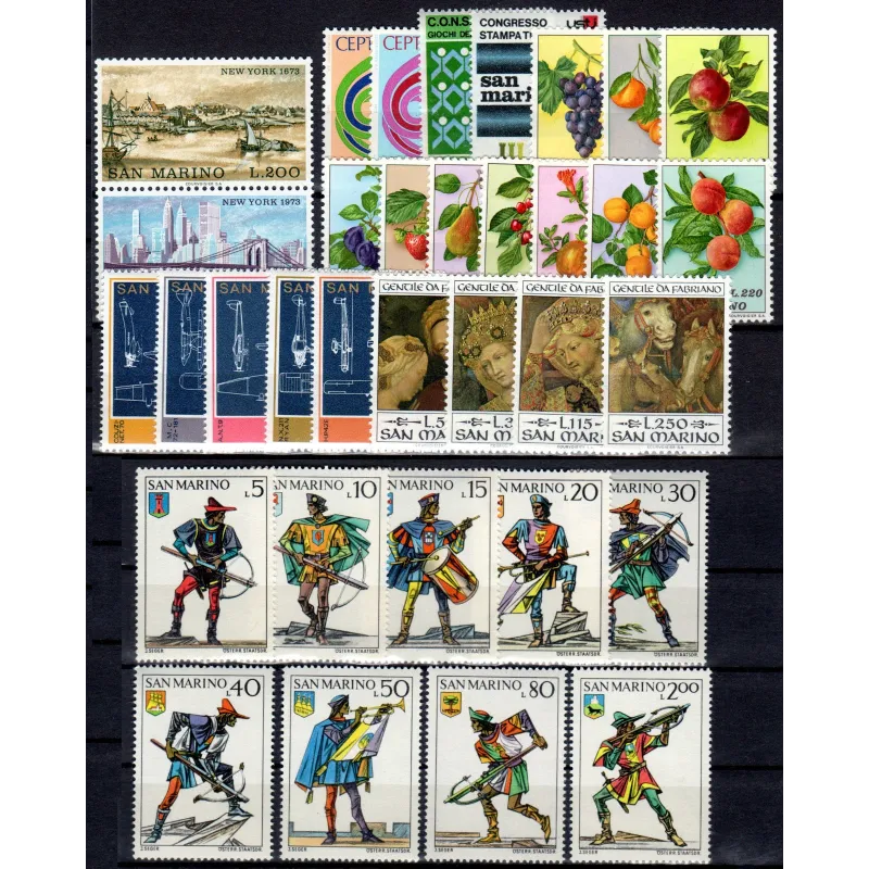 Año Completo 1973 San Marino