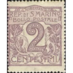 Cifra o veduta di San Marino