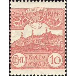 San Marino Ziffer oder Ansicht