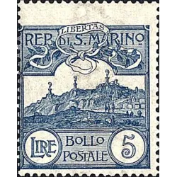 San Marino Ziffer oder Ansicht