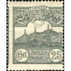 Figure or view of san marino, new colors