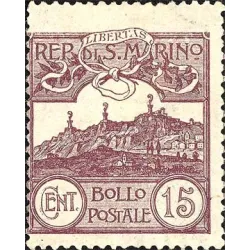 Cifra o veduta di San Marino, nuovi colori