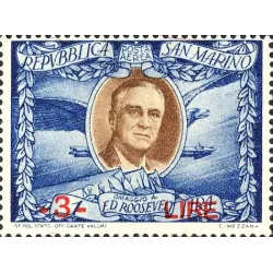 Roosevelt, überdruckt - airmail