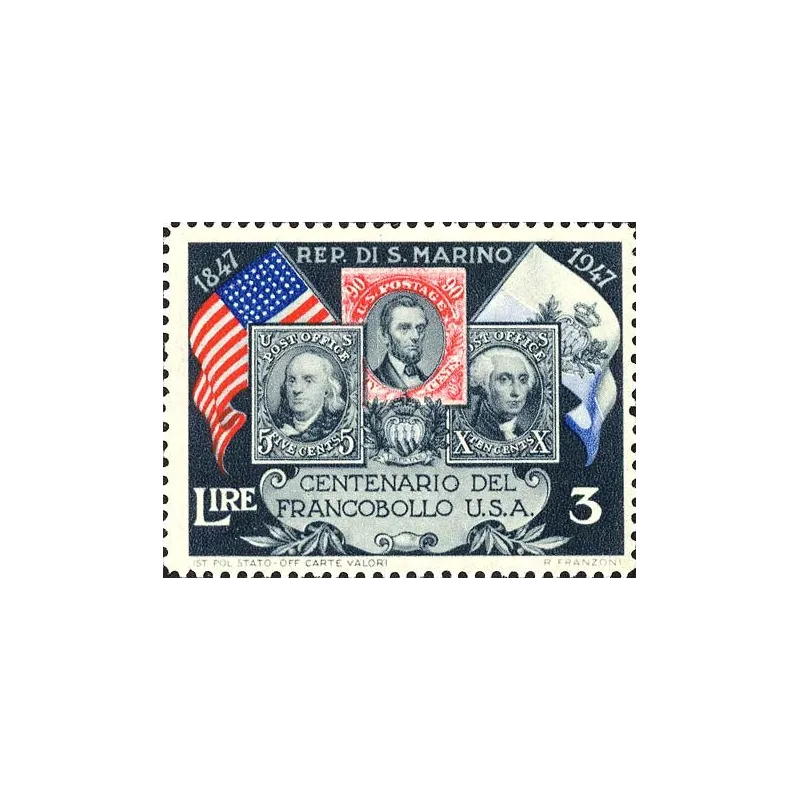 Centenaire du premier timbre oa