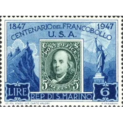 Centenary of the first stamp oa