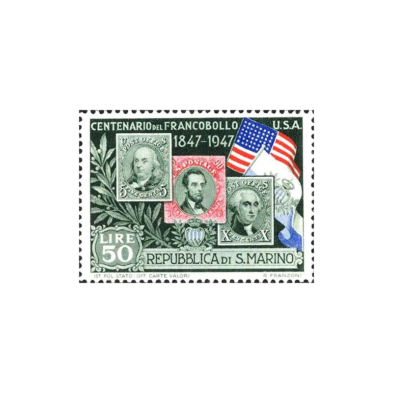 Centenary of the first stamp oa