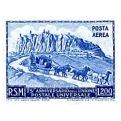 75º anniversario dell'unione generale delle poste
