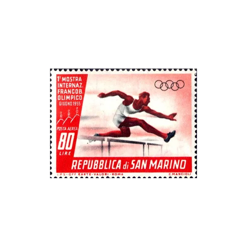 1ère exposition internationale du timbre olympique