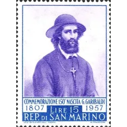 150º anniversario della nascita di Garibaldi