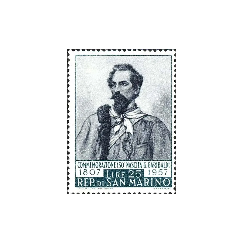 150º anniversario della nascita di Garibaldi