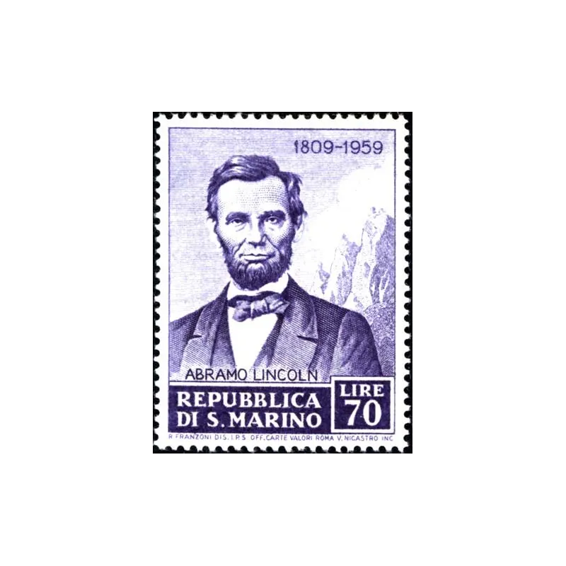 150º anniversario della nascita di Abramo Lincoln