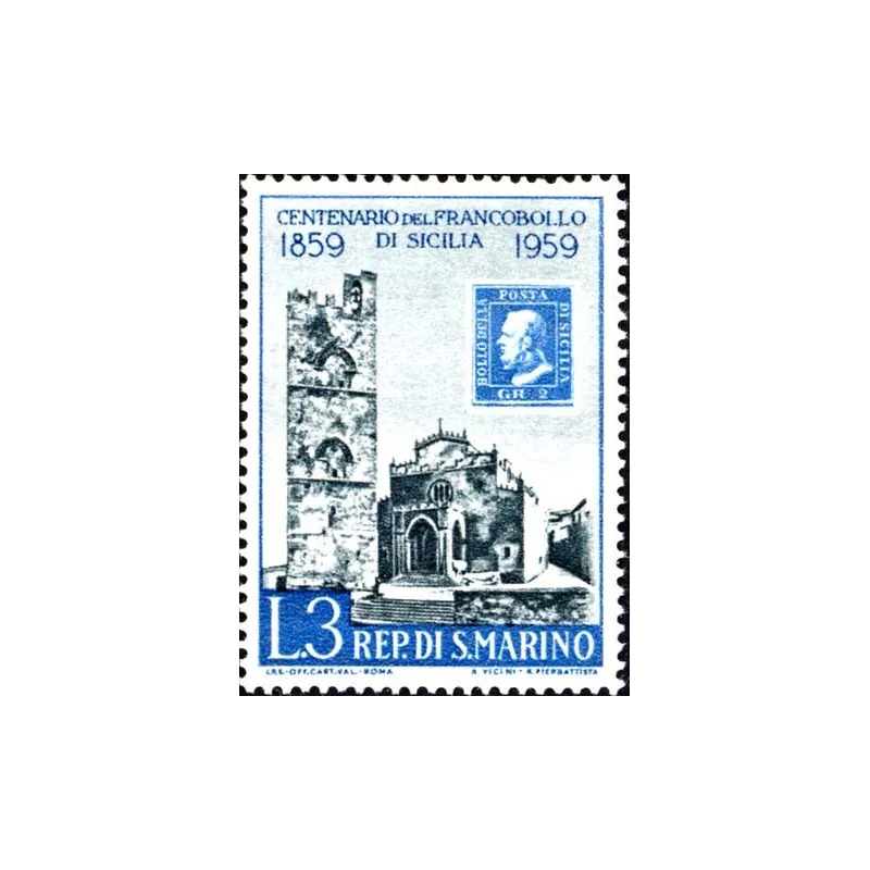 Centenary of Sicilian stamps