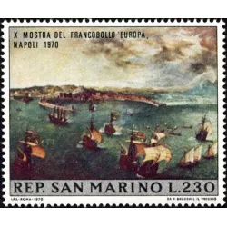 10a exposición del sello europeo, en Nápoles