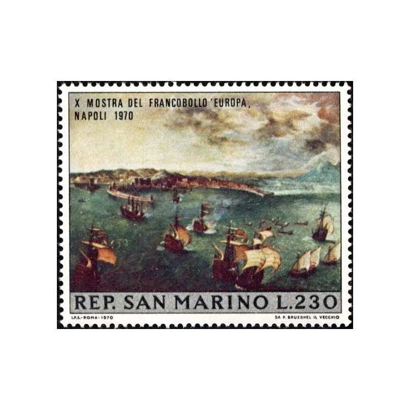 10a exposición del sello europeo, en Nápoles