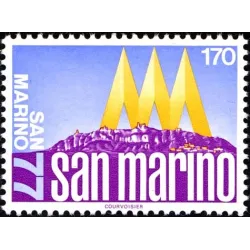 San marino philatéliste 1977