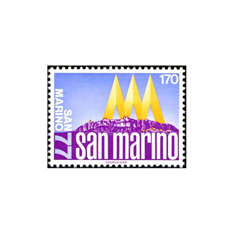 Evento filatélico de San marino 1977