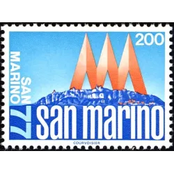 Evento filatélico de San marino 1977