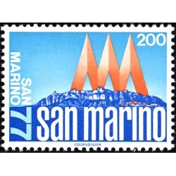 San marino philatelie veranstaltung 1977