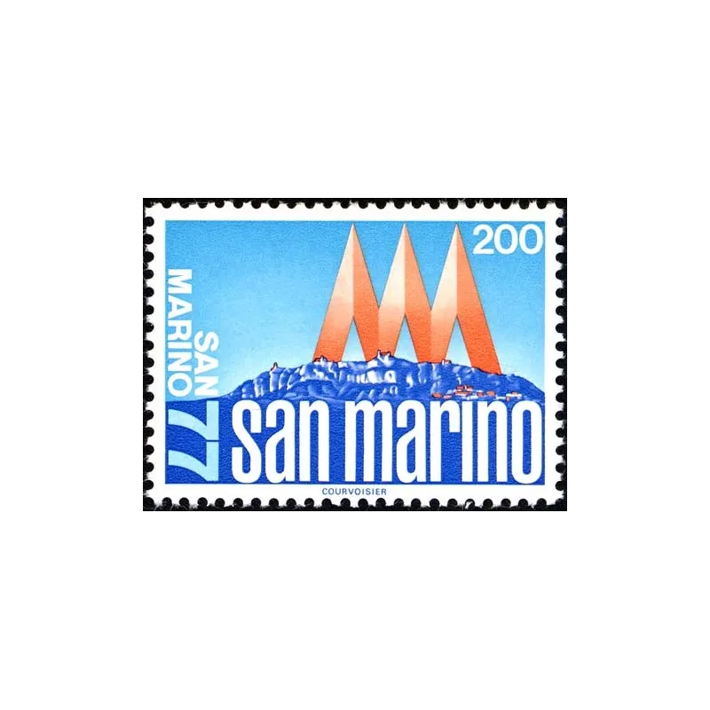 San marino philatelic event 1977