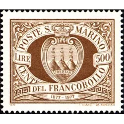 Centenario dei primi francobolli di San Marino