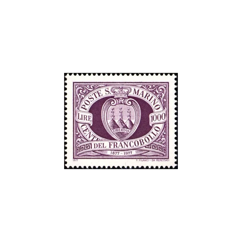 Centenario de los primeros sellos de san marino