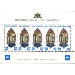 Centenario dei primi francobolli di San Marino