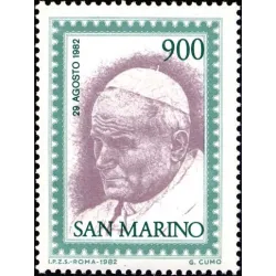 Pope John Paul II visited San marino