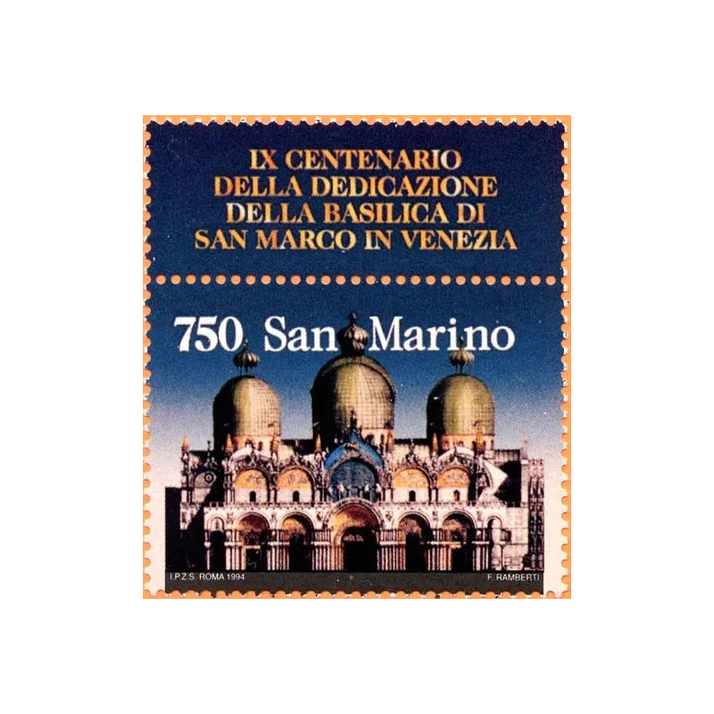 IX centenario de la dedicación de S.Marco