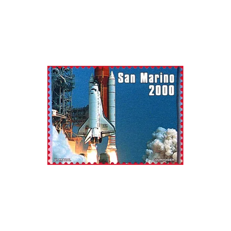 Bandiera di San Marino nello spazio