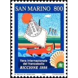 50th international fair of the hedgehog stamp