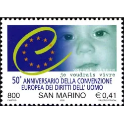 50º annivesario della convenzione europea dei diritti dell'uomo