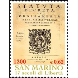 1700th anniversary of the founding of the republic of san marino