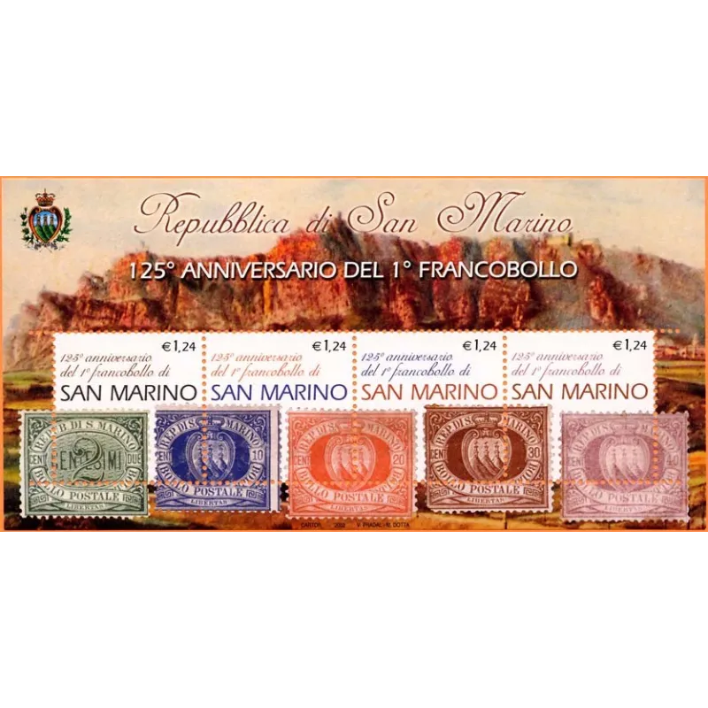 125 aniversario del primer sello de san marino 125 aniversario del primer sello de san marino