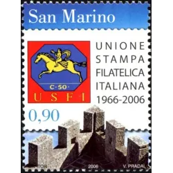 40. jahrestag der italienischen philatelic press union