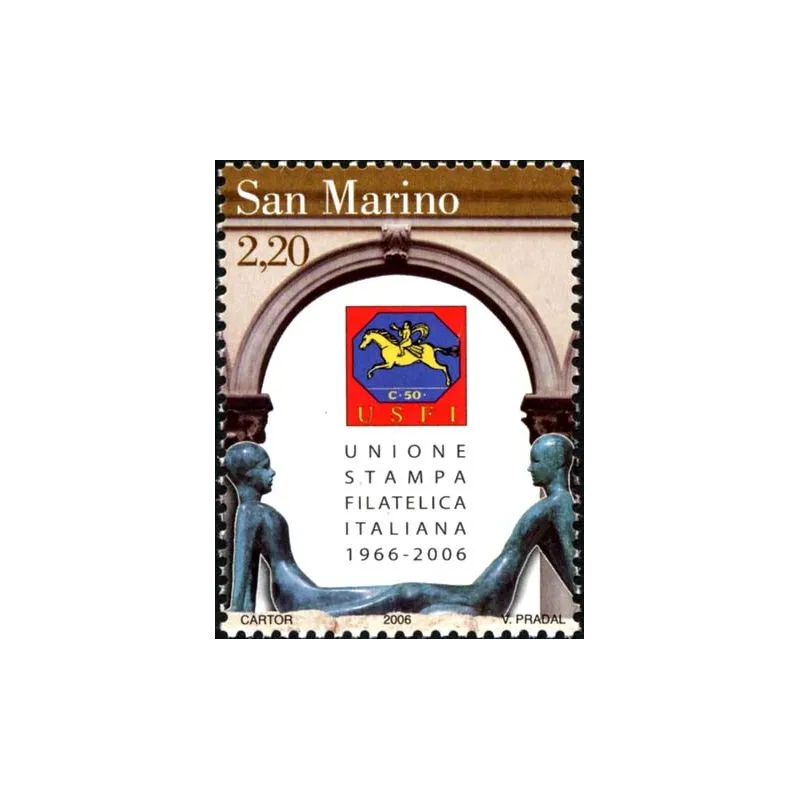 40. jahrestag der italienischen philatelic press union