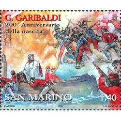 200º anniversario della nascita di Giuseppe Garibaldi