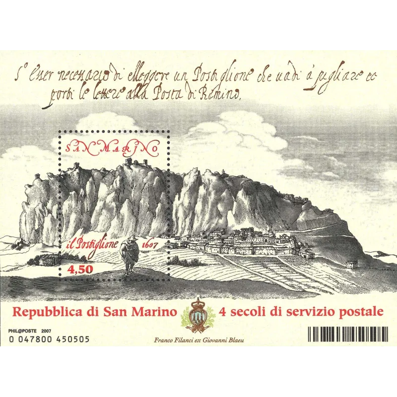 4 centuries of postal service 4 centuries of postal service