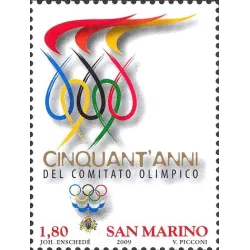 50. jahrestag des nationalen olympischen komitees von san marino