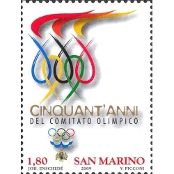 50e anniversaire du comité olympique national de saint-marin