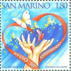 50 aniversario de la Asociación de Voluntarios de sangre y de órganos San Marino (A.V.S.S.O.)