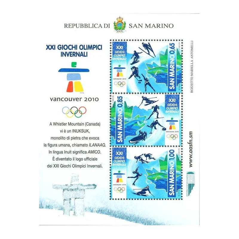 Giochi olimpici invernali 2010, a Vancouver Giochi olimpici invernali 2010, a Vancouver