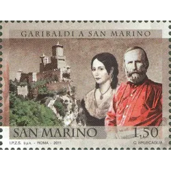 150e anniversaire de la confrérie de la citoyenneté honoraire Saint-Marin à giuseppe garibaldi