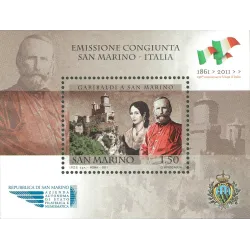 150th anniversary of the conferment of honorary San Marino citizenship to giuseppe garibaldi