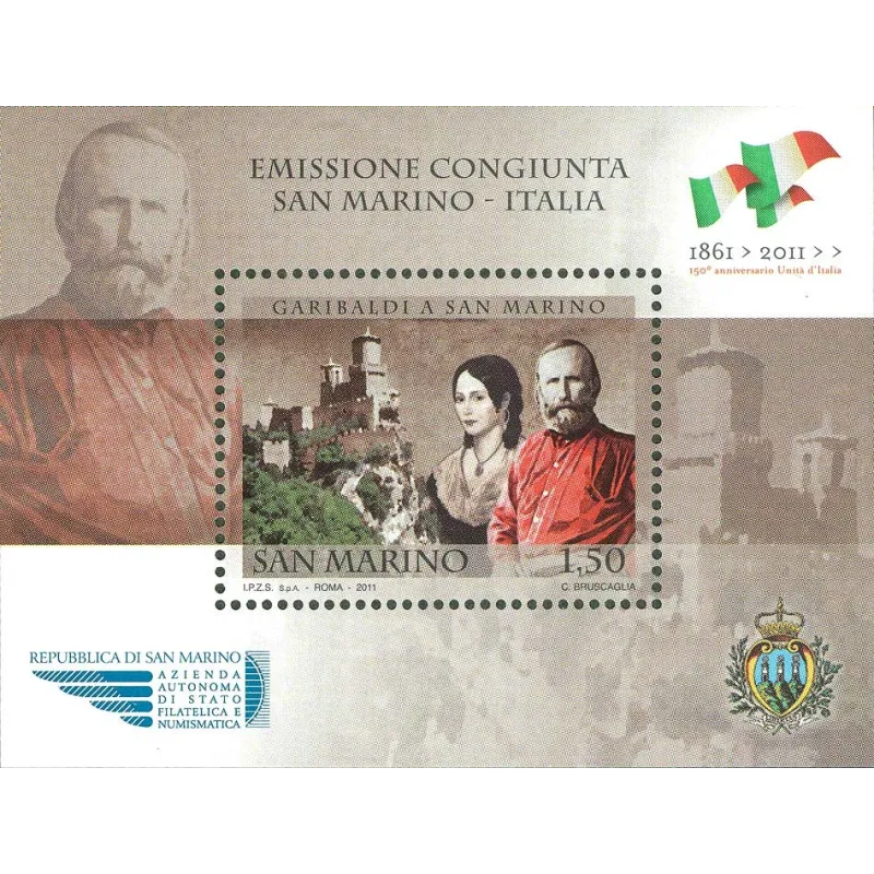 150th anniversary of the conferment of honorary San Marino citizenship to giuseppe garibaldi 150th anniversary of the conferment of honorary San Marino citizenship to giuseppe garibaldi