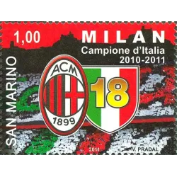 Milan italienischer Champion 2010-2011