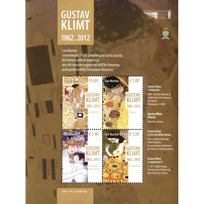 150e anniversaire de la naissance de Gotav klimt