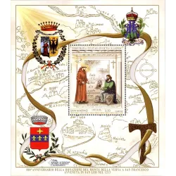 800e anniversaire du don de la montagne verna à San francesco
