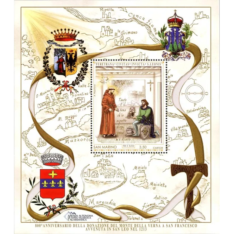 800th anniversary of the donation of the verna mountain to San francesco 800th anniversary of the donation of the verna mountain to San francesco